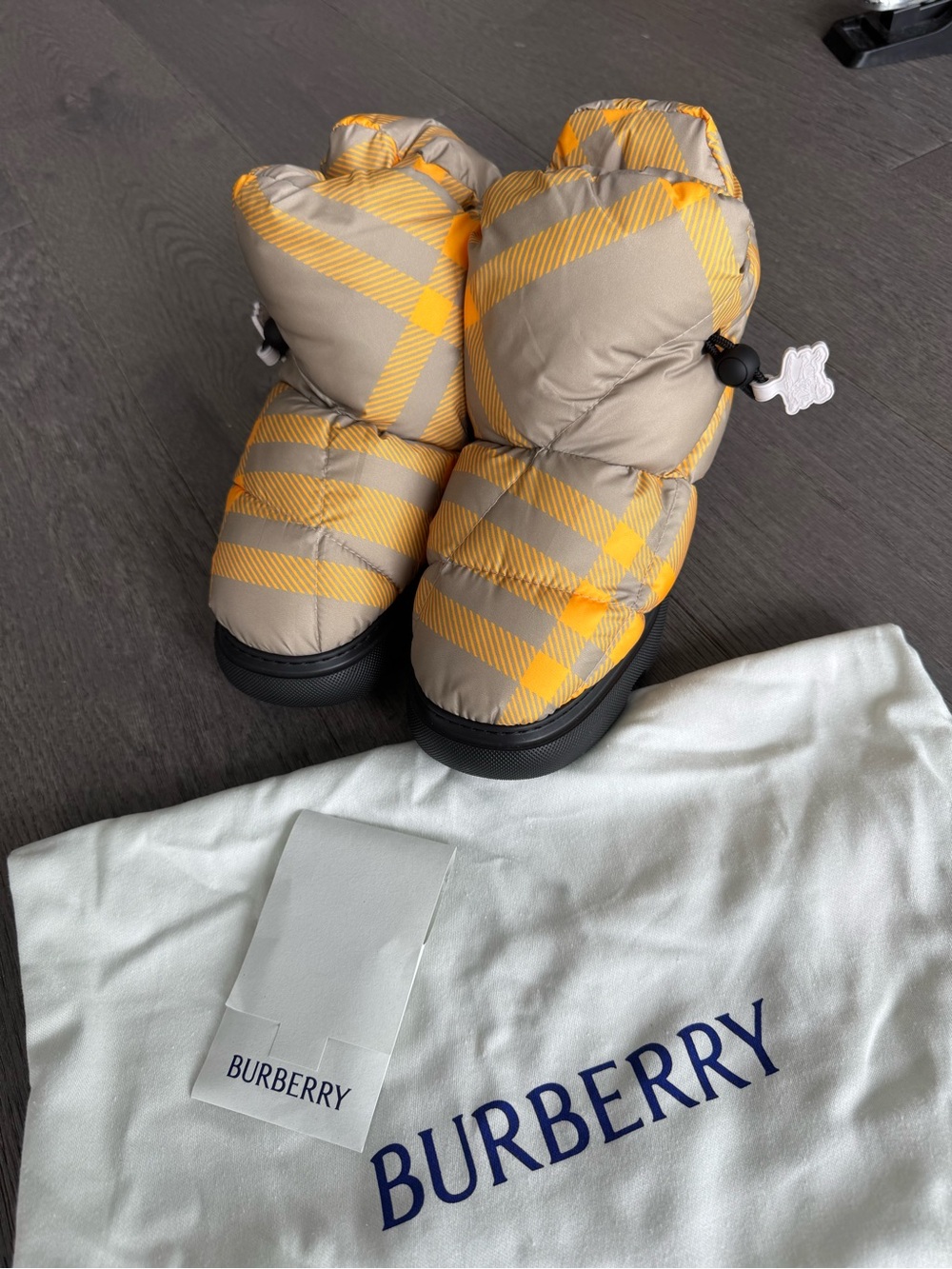 Burberry women’s snow boots